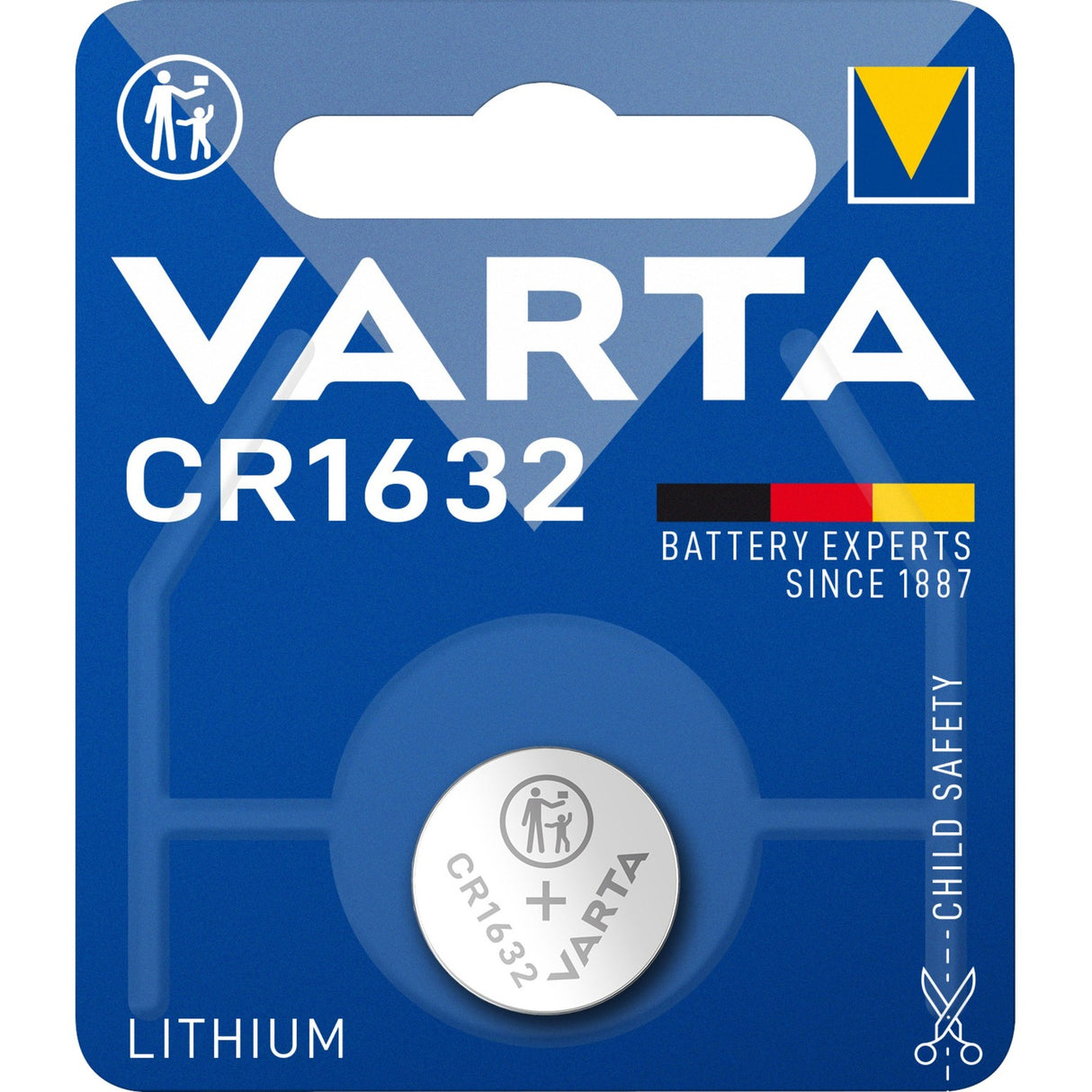 Batterie professionnelle Varta cr1632