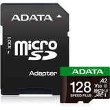 Carte mémoire Adata speed plus microSDXC 128 Go (uhs-i u3, classe 10, v30, a2)