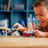 Lego Marvel - Jouet de construction de la salle du trône du roi Namor (76213)