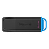 Kingston datatraveler exodia 128 gb usb-stick (zwart blauw, usb-a 3.2 gen 1 (5 gbit s))