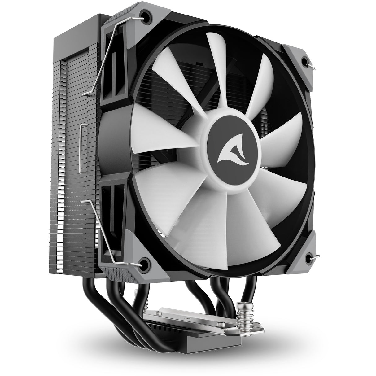 Refroidisseur de processeur Sharkoon a40 RVB (noir, connecteur de ventilateur PWM à 4 broches)