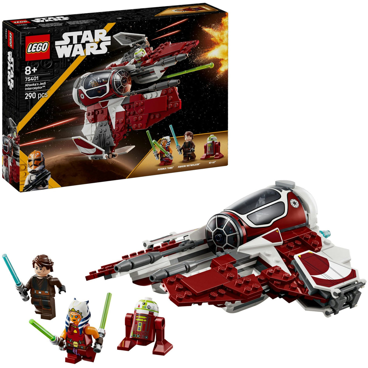 Lego Star Wars 75401 L'intercepteur Jedi d'Ahsoka