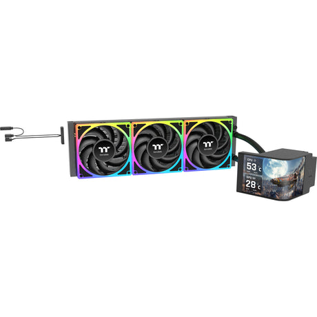 Thermaltake Magcurve 360 Ultra Arbb Sync AIO Refroidisseur liquide Refroidissement par eau (Noir)