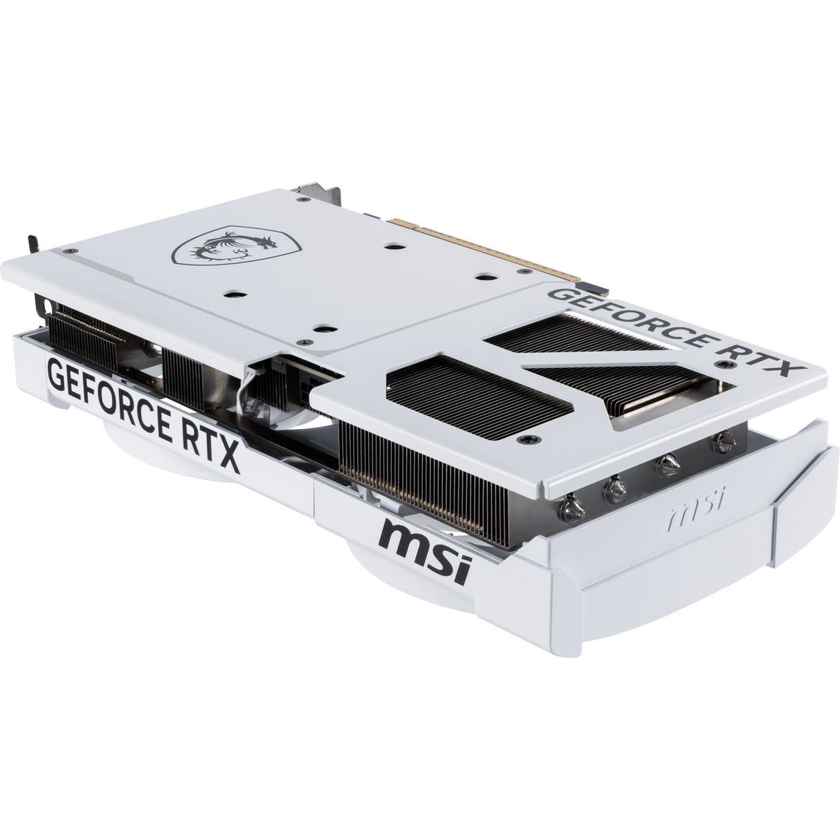 Carte graphique MSI Geforce RTX 5070 12G Ventus 2x OC White (blanc, 3x Display Port, 1x HDMI)