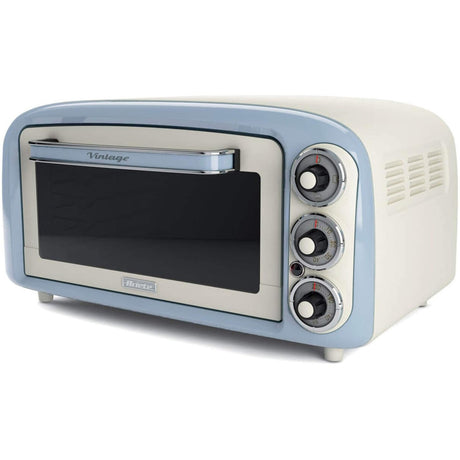 Four vintage Ariete 0979 05 mini four (blanc bleu clair, 18 litres)