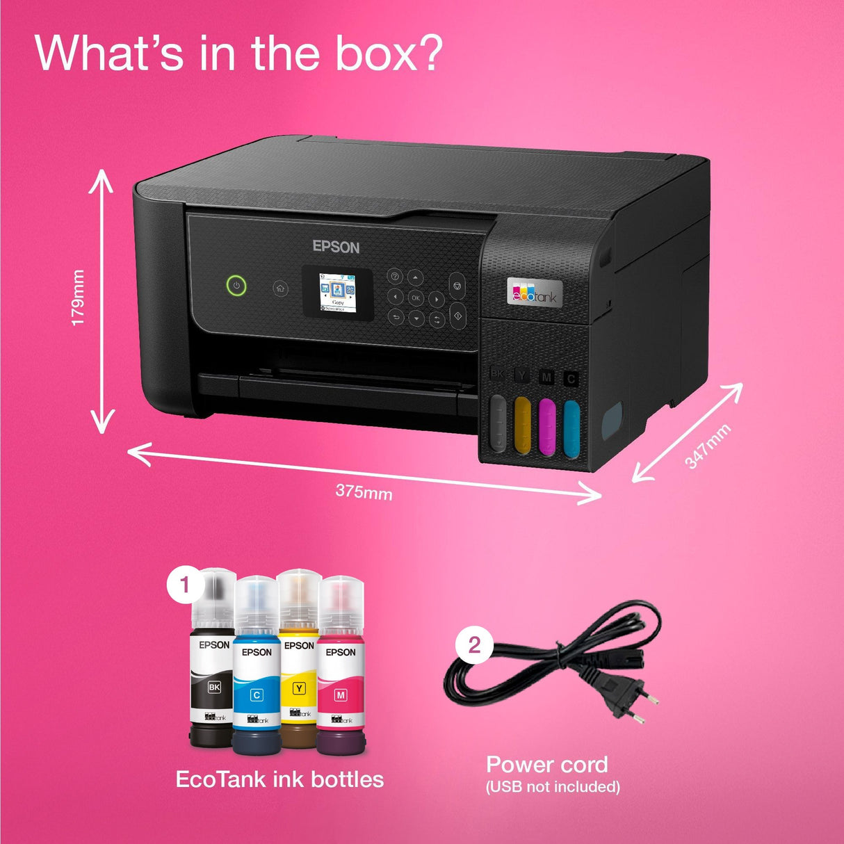 Epson Ecotank ET-2871 A4 Imprimante Wi-Fi multifonctionnelle