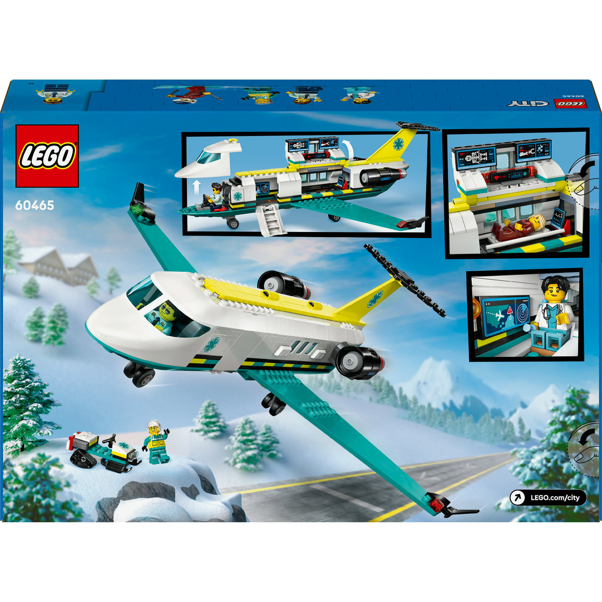 Lego city 60465 avion ambulance