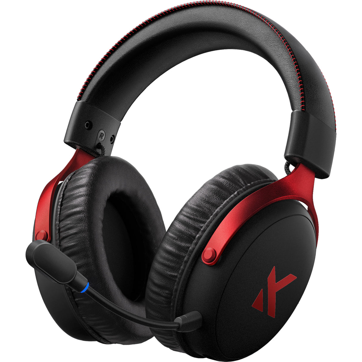 Casque de jeu supra-auriculaire sans fil Mchose v9 pro (noir rouge, ordinateur portable, smartphone, commutateur Playstation, Bluetooth filaire 2,4 g type-c)