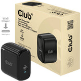 Chargeur de voyage Club 3D PPS 65W technologie gan (noir, USB-C, power delivery (PD) 3.0)
