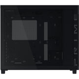Asus prime ap303 - tempered glass panel midi tower behuizing (zwart | 2x usb-a | 1x usb-c | tempered glass)