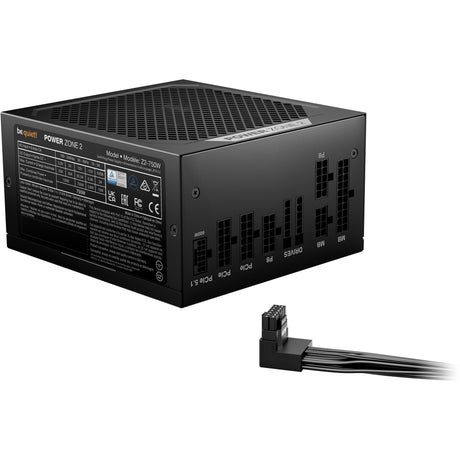 Soyez silencieux! Alimentation modulaire Power Zone 2 de 750 watts (noir, 1x 12v-2x6, 3x PCIe)