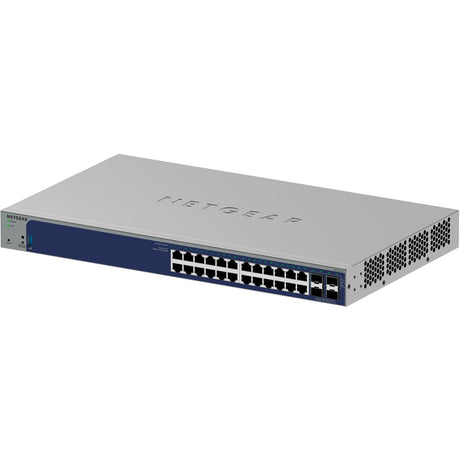Switch intelligent Gigabit Netgear 24 ports avec 4 ports SFP+ (gris, 10 Go)