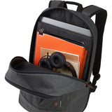 Case logic era 15.6 sac à dos pour ordinateur portable sac à dos (gris foncé)