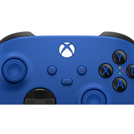Manette sans fil Microsoft Xbox - Shock Blue (bleu, Bluetooth)