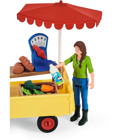 Schleich Farm World - figurine de jeu avec support de ferme mobile