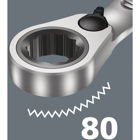Wera 9733 insert en mousse avec jeu d'interrupteurs joker 6001 1, clé 11 pièces (gris noir)