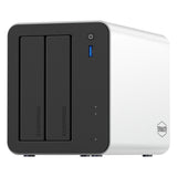Terramaster f2-425 plus nas (wit, 2x 5gbe, hdmi, usb)