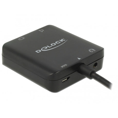 Delock Adaptateur compact d'extracteur audio HDMI (noir, 0,3 mètre, 4k 60hz)