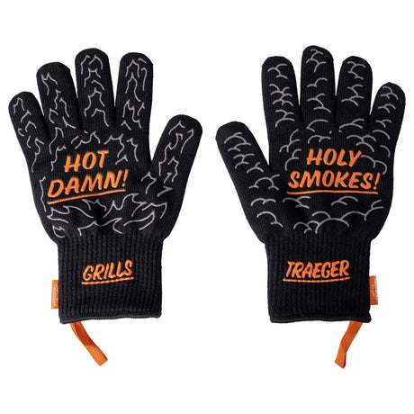 Traeger bbq mitts handschoen (zwart, hittebestendig tot 275 °c)