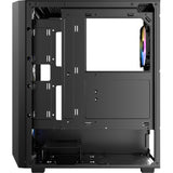 Boîtier tour midi Antec ax67 argb (noir | 3x usb-a | verre trempé)