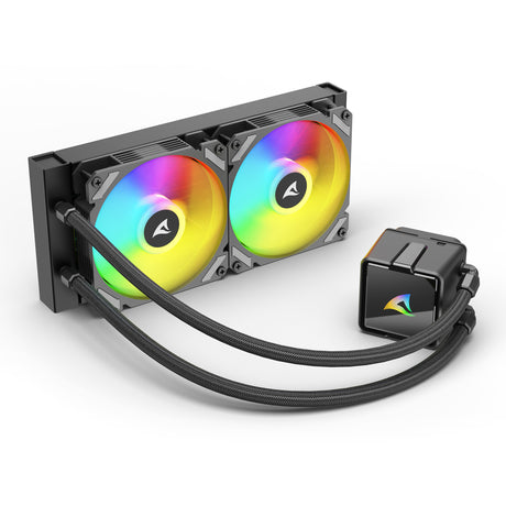 Refroidissement par eau Sharkoon s50 argb (noir, pwm 4 broches)