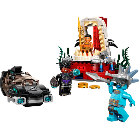 Lego Marvel - Jouet de construction de la salle du trône du roi Namor (76213)