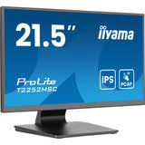 Moniteur à écran tactile Iiyama prolite t2252msc-b2ag 21,5 (noir, HDMI, port d'affichage, 2x USB-A, USB-B)