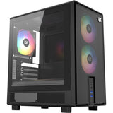 Boîtier tour midi Xyz pc gear atom (noir | 2x USB-A | 1x USB-C | verre trempé)