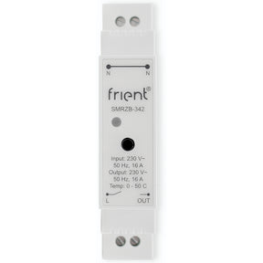 Relais relais din intelligent Frient (gris clair, zigbee)