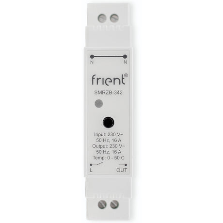 Relais relais din intelligent Frient (gris clair, zigbee)