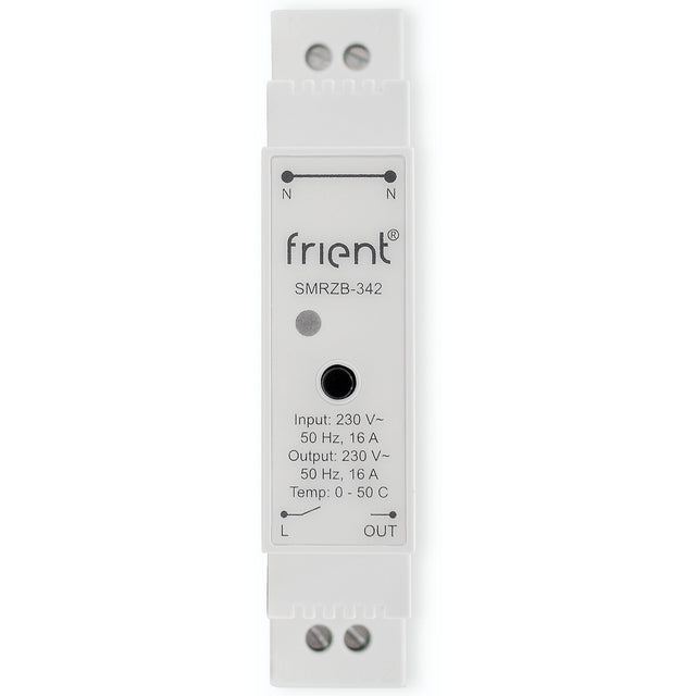 Relais relais din intelligent Frient (gris clair, zigbee)