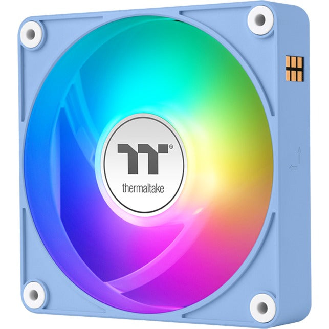 Thermaltake ct120 ex reverse argb sync pc cooling fan hydrangea blue (3-fan pack) case fans (lichtblauw, 3 stuks, 120 x 120 x 25 mm, pwm)