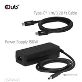 Station d'accueil à quatre écrans USB-C Club 3D 14-1 (noir)