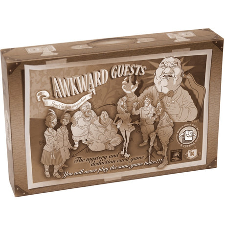 Megacorpin Games Awkward Guest The Walton Case - Jeu de cartes détective - 12+ ans - Anglais