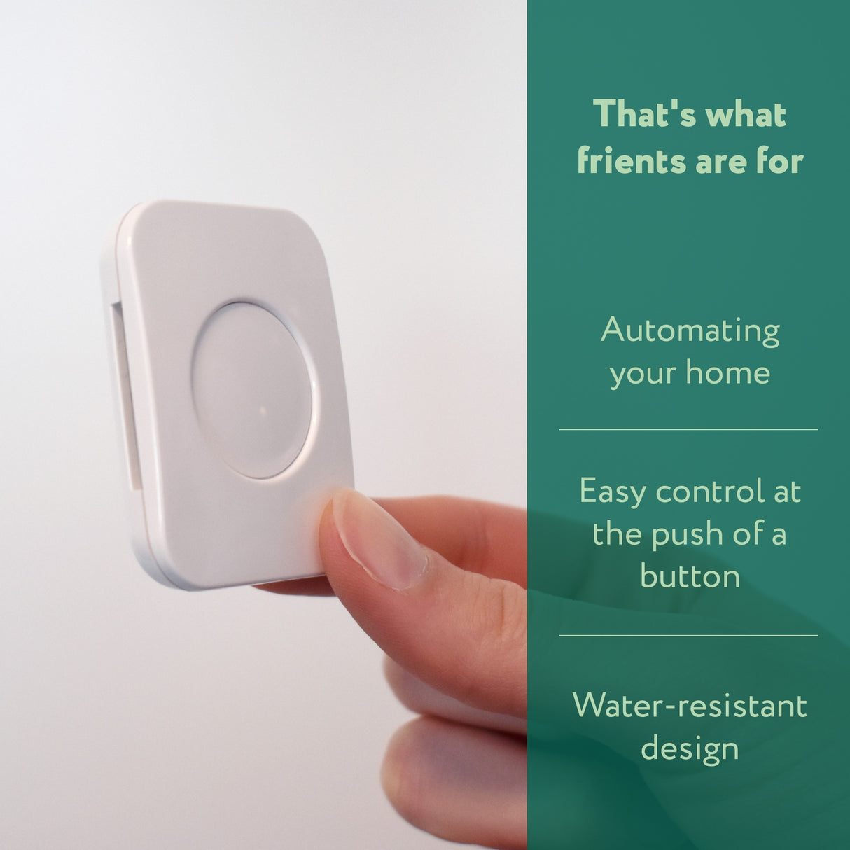 Bouton bouton intelligent Frient (blanc, zigbee 3.0)
