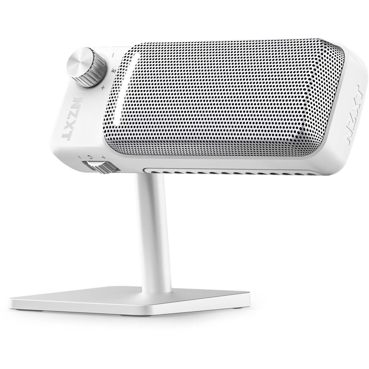 Microphone élite capsule Nzxt (blanc, rgb, usb-c)
