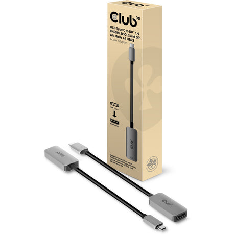 Adaptateur actif Club 3D USB Type C - DP1.4 (Gris)