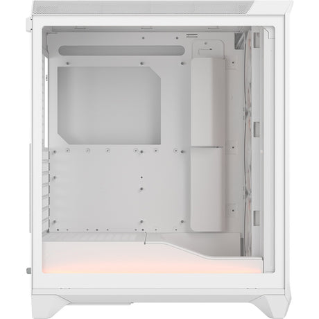 Fractal design meshify 3 ambiance pro rgb boîtier tour midi (blanc | 2x usb-a | 1x usb-c | rgb | verre trempé)