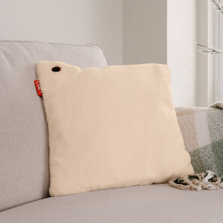 Coussin chauffant sans fil Cosy una teddy 45 x 45 cm