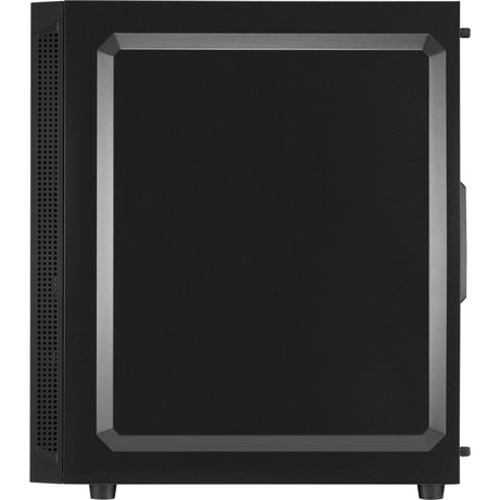 Sharkoon rgb slider boîtier tour midi (noir | 3x usb-a | rgb | verre trempé)