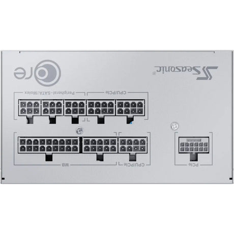 Alimentation modulaire Seasonic core gx-850-v2-white de 850 watts (blanc, 1x 12v-2x6, 2x pcie)
