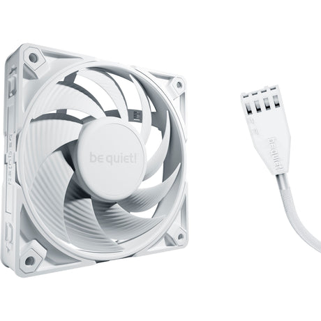 Soyez silencieux! Ventilateur de boîtier Silent Wings Pro 4 PWM (blanc, 120 x 120 x 25 mm)