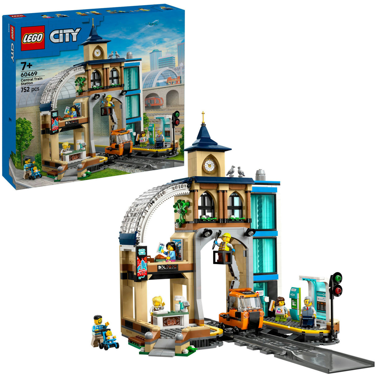 Lego city 60469 la gare centrale