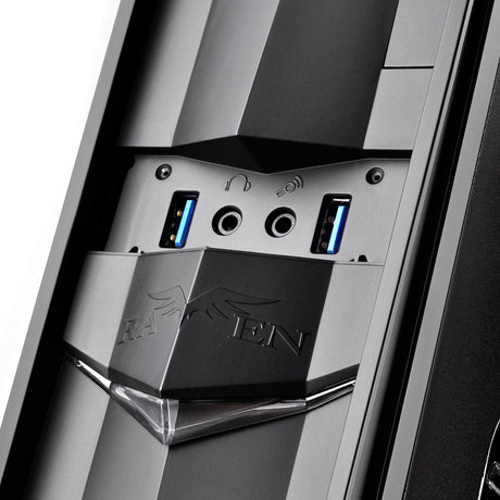 Silverstone sst-rvz02b-w boîtier de bureau avec fenêtre (noir | 2x USB-A | fenêtre)