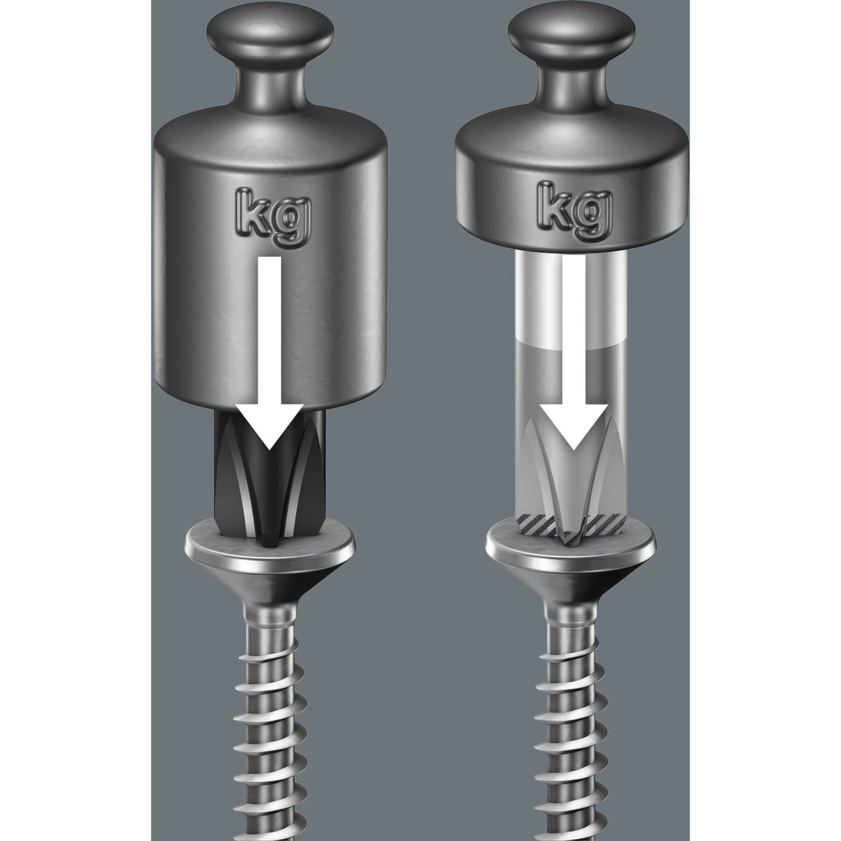 Set à tournevis WERA 334 335 6 Kraftform Plus, Lase