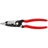 Pince multifonctionnelle à dénuder Knipex | pour électricien | modèle américain | plastifié - 13 71 8