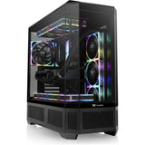 Thermaltake view 600 tg big tower behuizing (zwart | 2x usb-a | 1x usb-c | tempered glass)