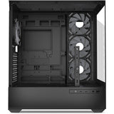 Boîtier tour midi Sharkoon ak6 rgb (noir | 2x usb-a | 1x usb-c | rgb | verre trempé)