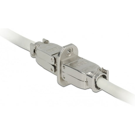 Delock couplage pour câble réseau cat.6a stp (argent)