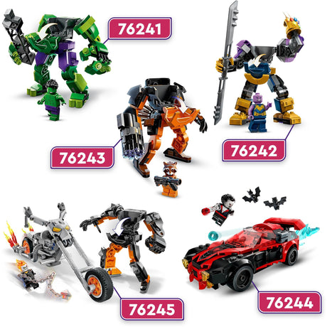 Lego Marvel - jouet de construction d'armure de fusée mécanique (76243)